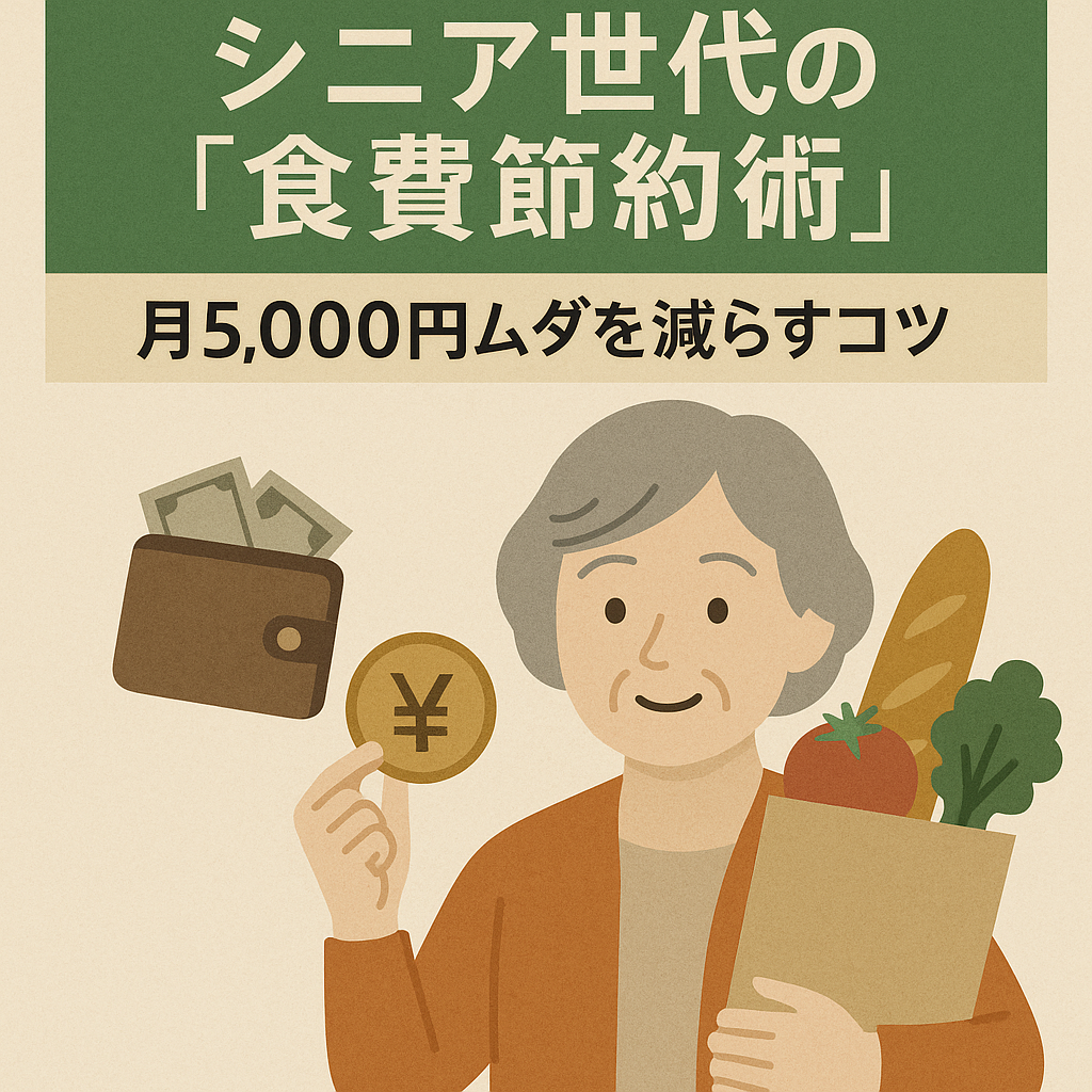 シニア世代の「食費節約術」｜月5,000円ムダを減らすコツ