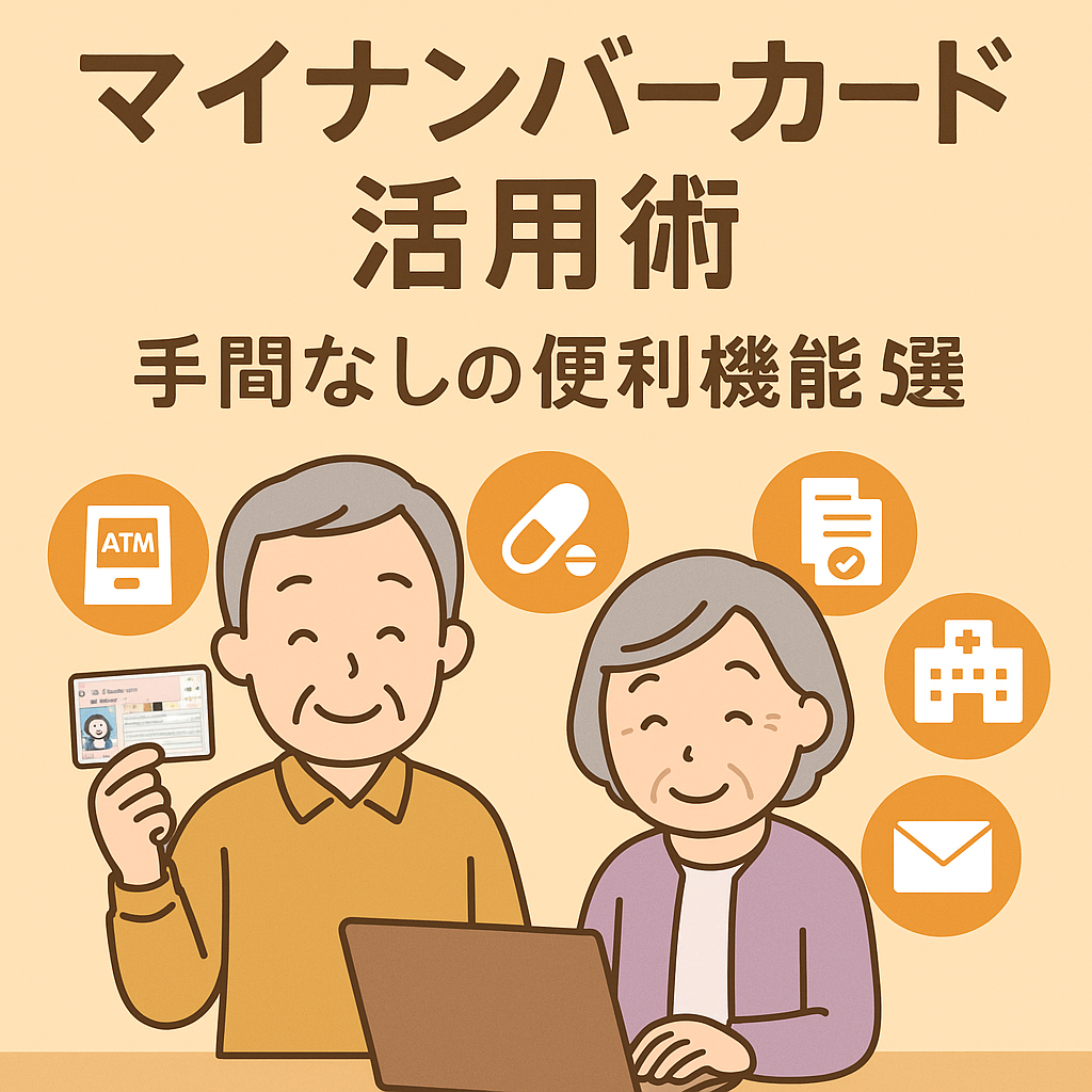 シニアのためのマイナンバーカード活用術｜手間なしの便利機能5選