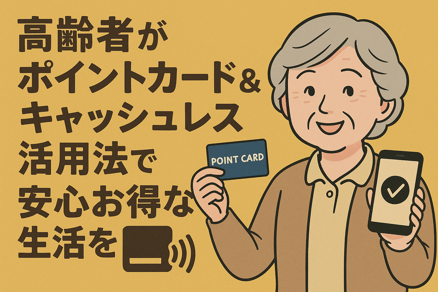 高齢者がポイントカード＆キャッシュレス活用法で安心お得な生活を