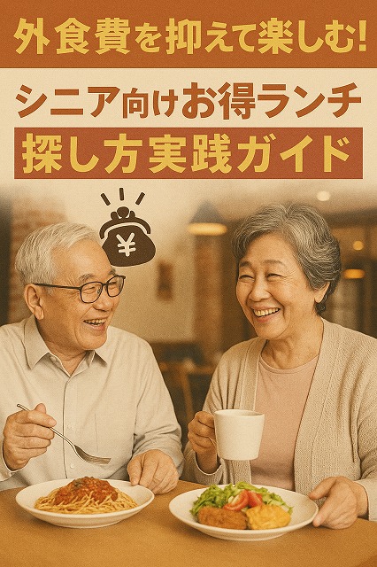 外食費を抑えて楽しむ！シニア向けお得ランチの探し方実践ガイド