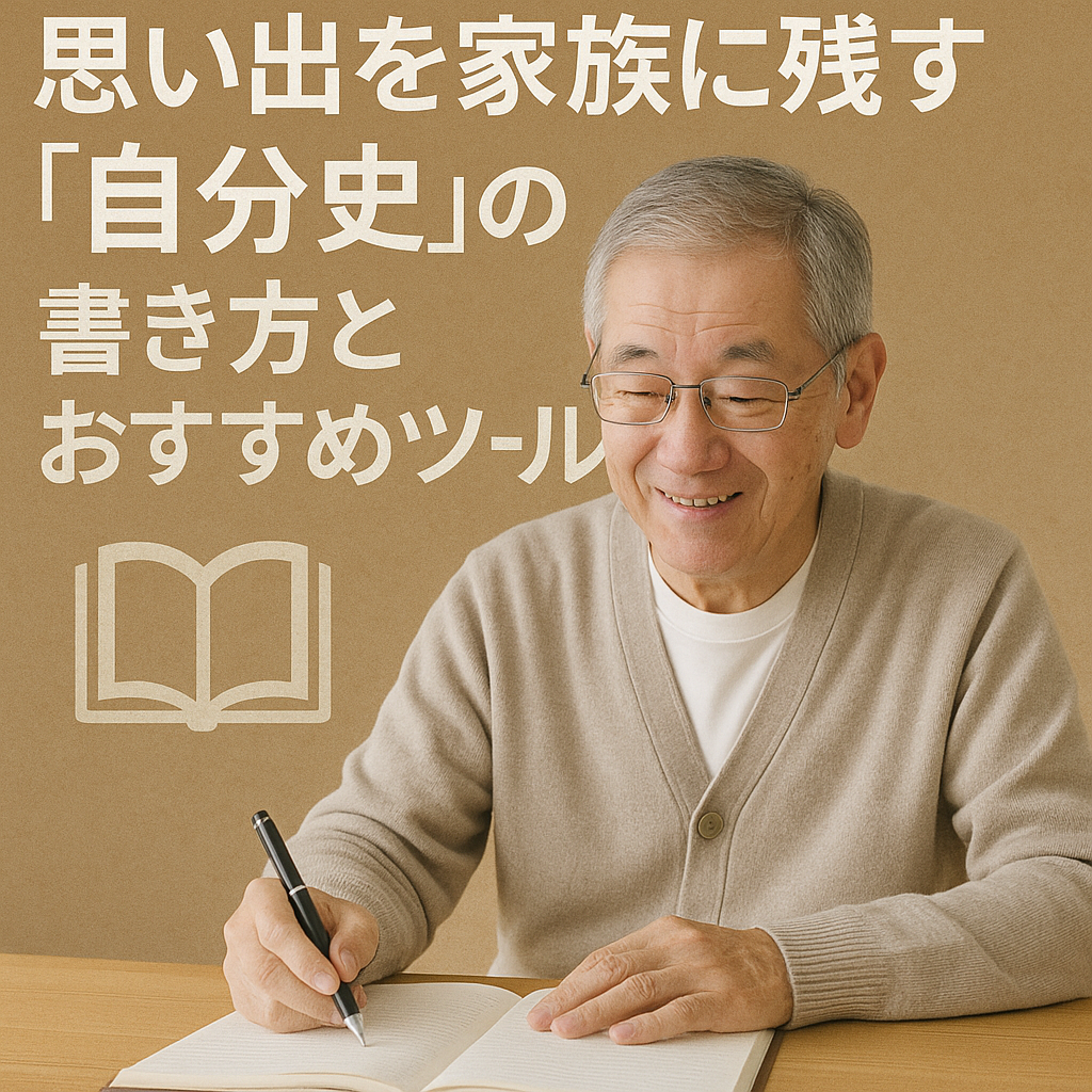 思い出を家族に残す「自分史」の書き方とおすすめツール