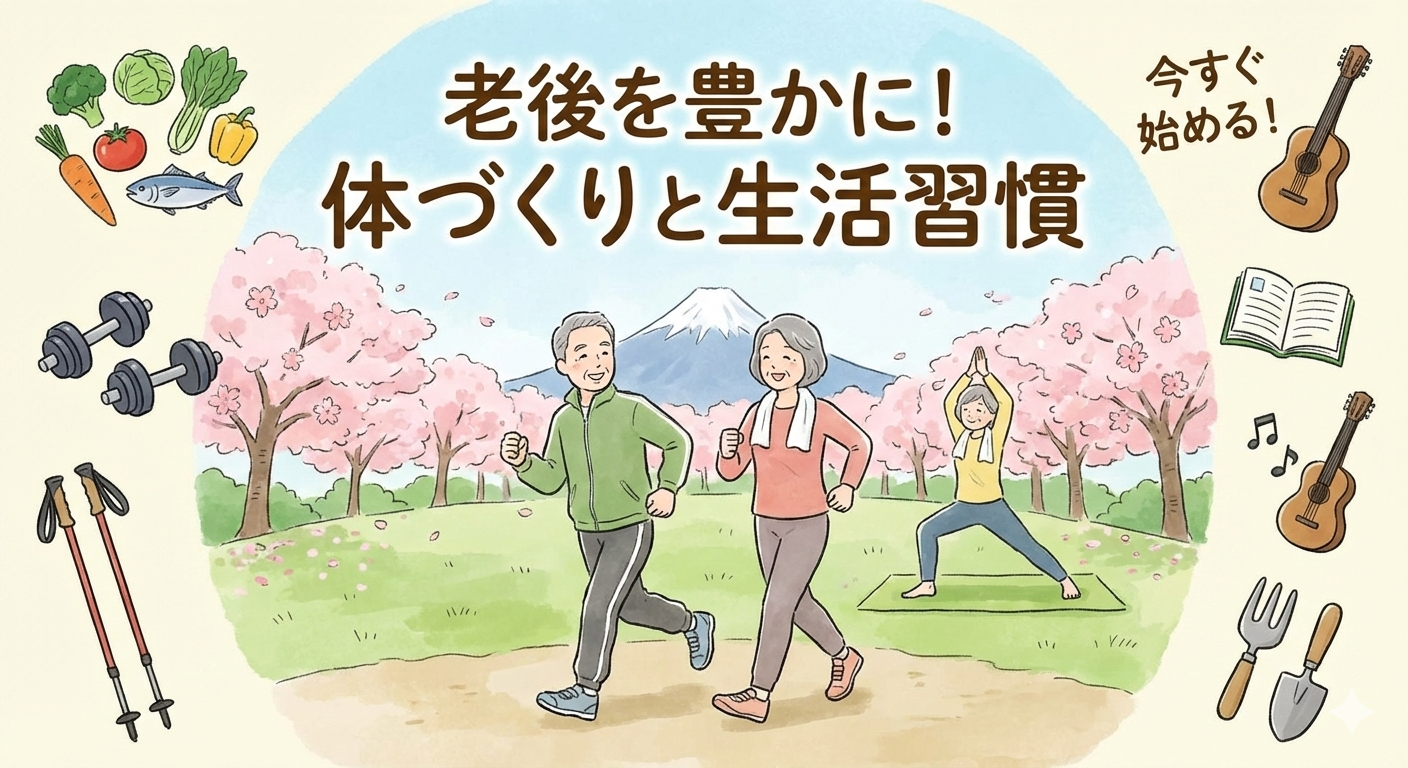 老後生活を豊かにするための体づくりと今すぐ始めるべき生活習慣