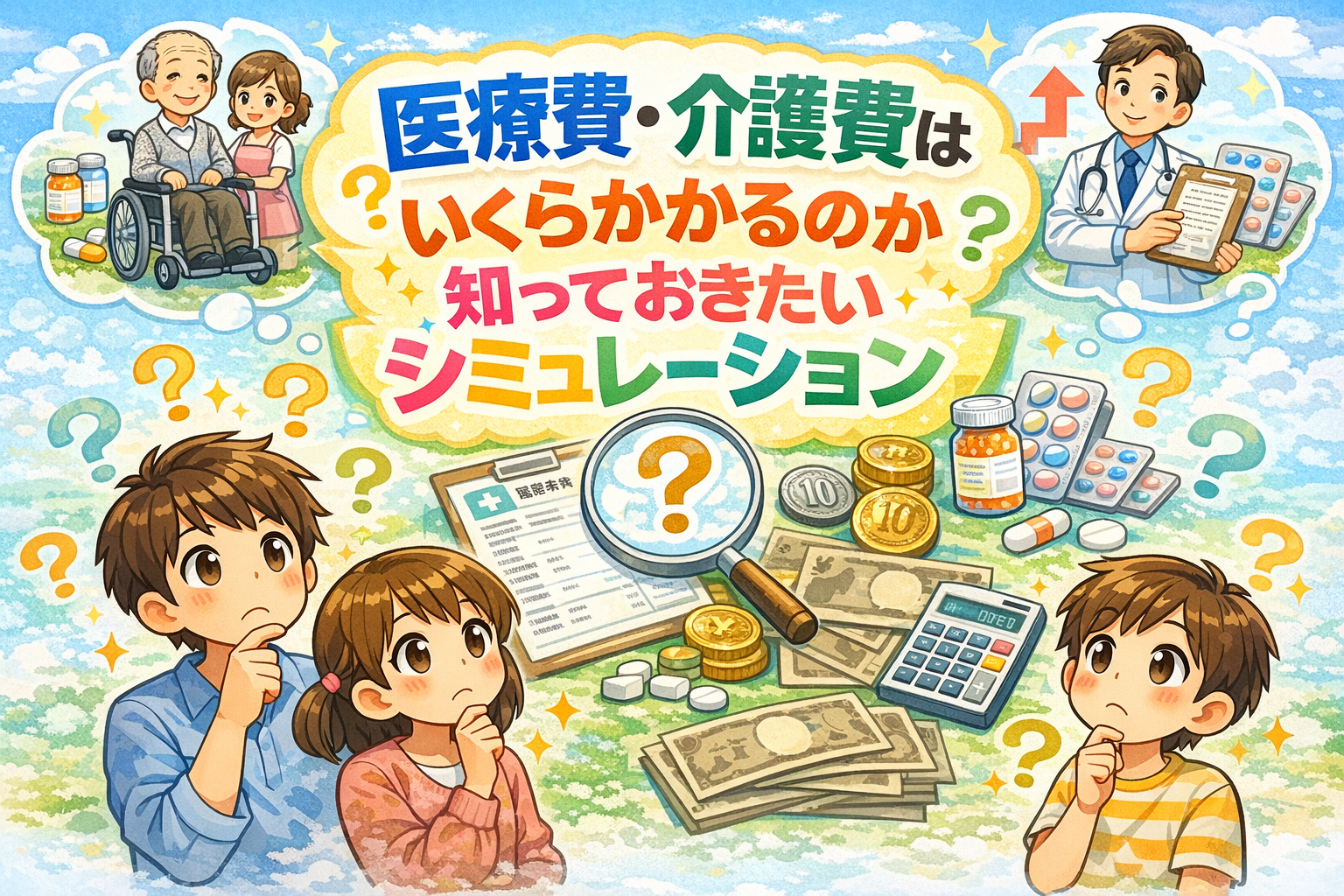 医療費・介護費はいくらかかるのか知っておきたいシミュレーション